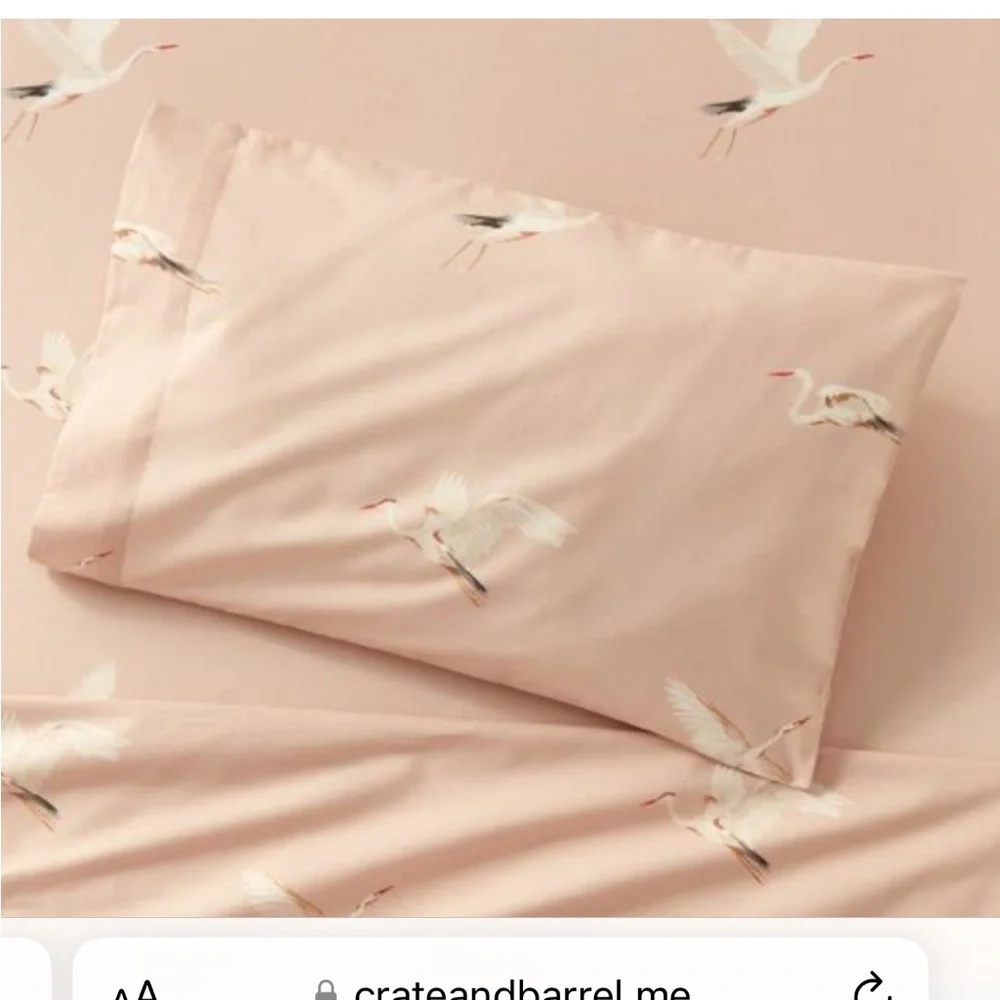 Crate&Barrel beautiful egret